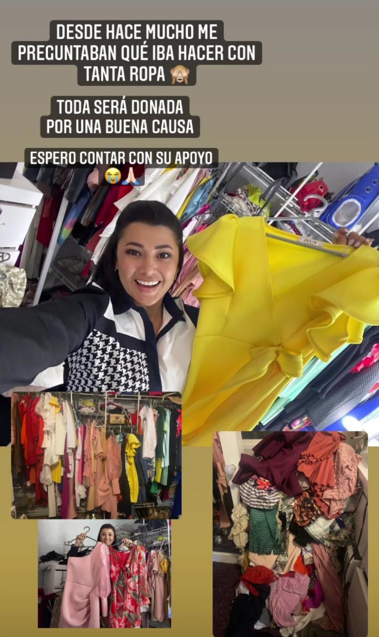 Milagro Flores regalará toda su ropa y esta es la razón