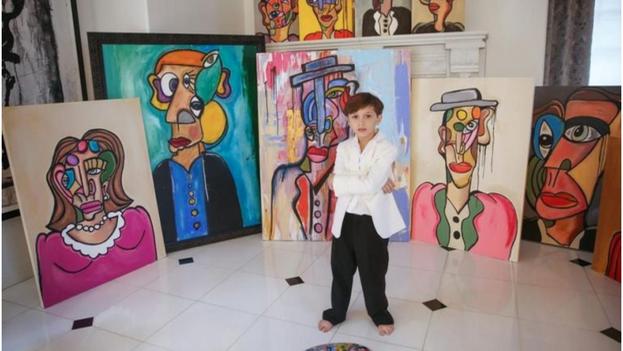 Navigation Andrés Valencia, a 10-year-old painter who amazes and sells everything in Miami Login Register Confirm password reset