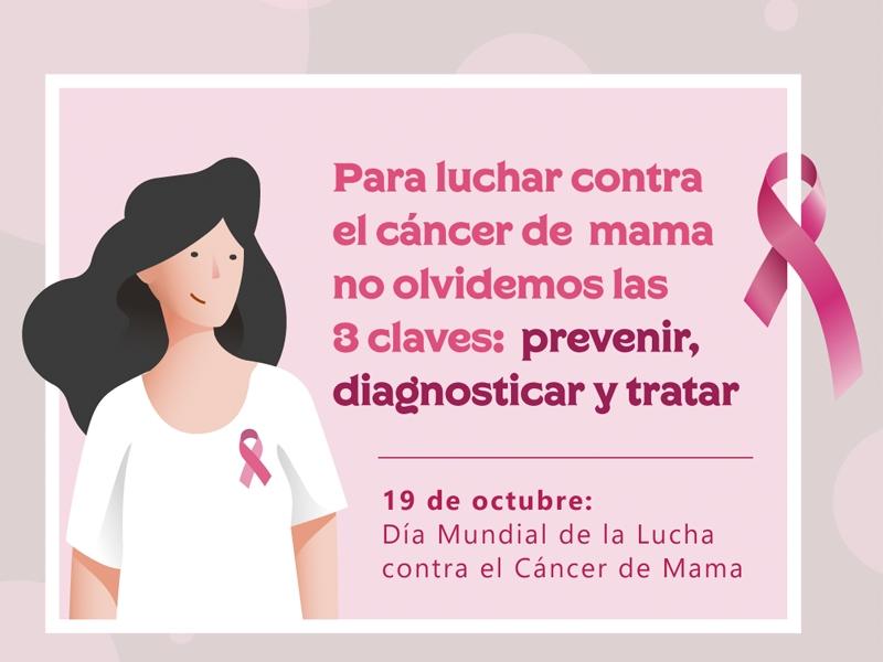 19 de octubre: Día Mundial de la Lucha Contra el Cáncer de Mama 