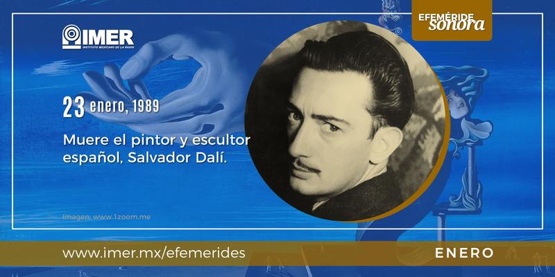 January 23, 1989: Salvador Dalí, the exponent artist of surrealism, dies