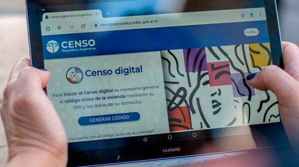 Los mendocinos podrán completar el Censo 2022 de forma digital desde marzo