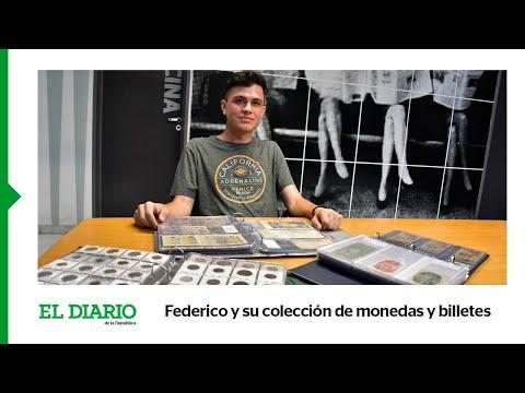 Federico y su colección de monedas y billetes 