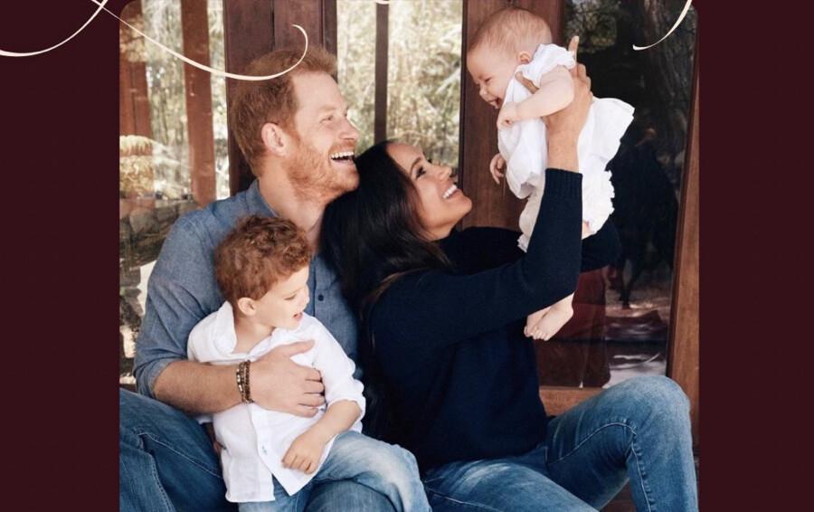 Here is the first image of Lilibet, the daughter of Meghan Markle and Prince Harry for Christmas