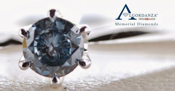 Thus the ashes of a relative or a pet become a blue diamond