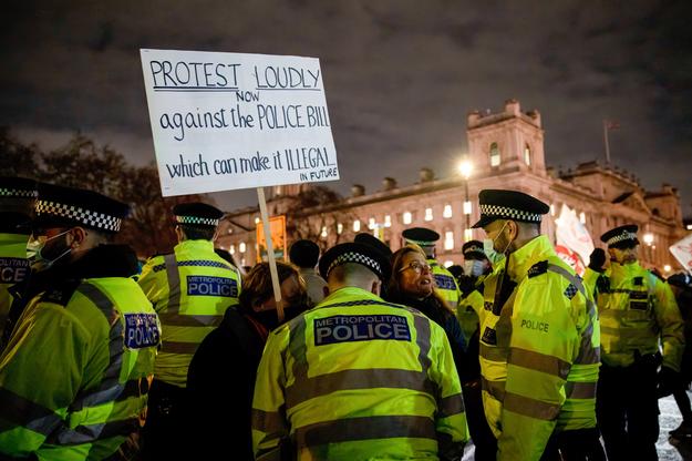 Priti Patel to enable police to stop disruptive protesters going to demos 