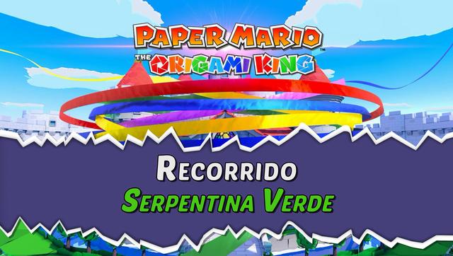 Serpentina Verde al 100% en Paper Mario: The Origami King