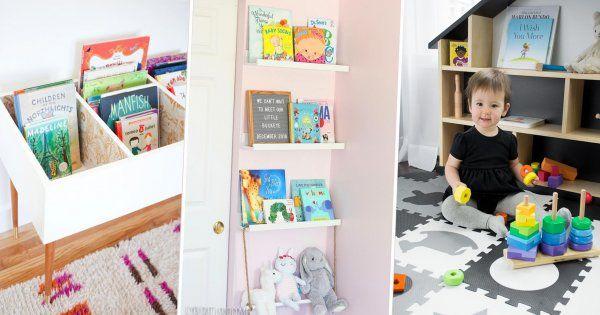 9 DIY pour fabriquer une bibliothèque pour enfant