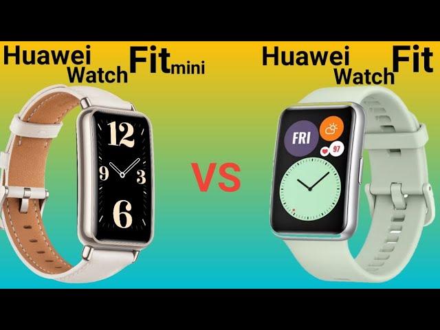 Huawei Watch Fit vs Huawei Watch Fit Mini, lequel choisir ? 