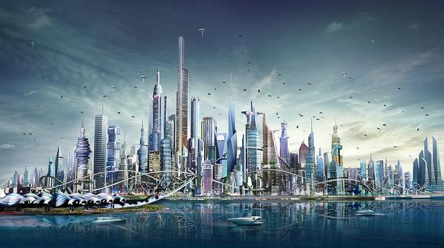 This is Neom, the city of the future in which flying taxis are the least striking