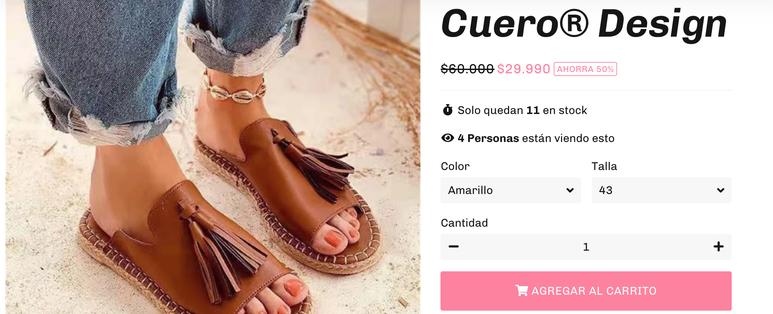 Cuidado con la página CUERO Calzado Premium (Cuero Chile) que supuestamente vende los productos al 50%: por qué no te debes fiar de estos supuestos chollos 