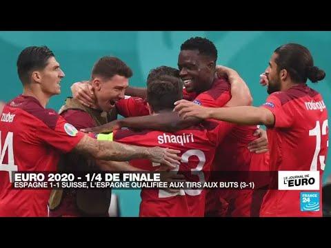 Euro-2021 : l'Espagne vient à bout d'une Suisse héroïque et se hisse en demi-finales