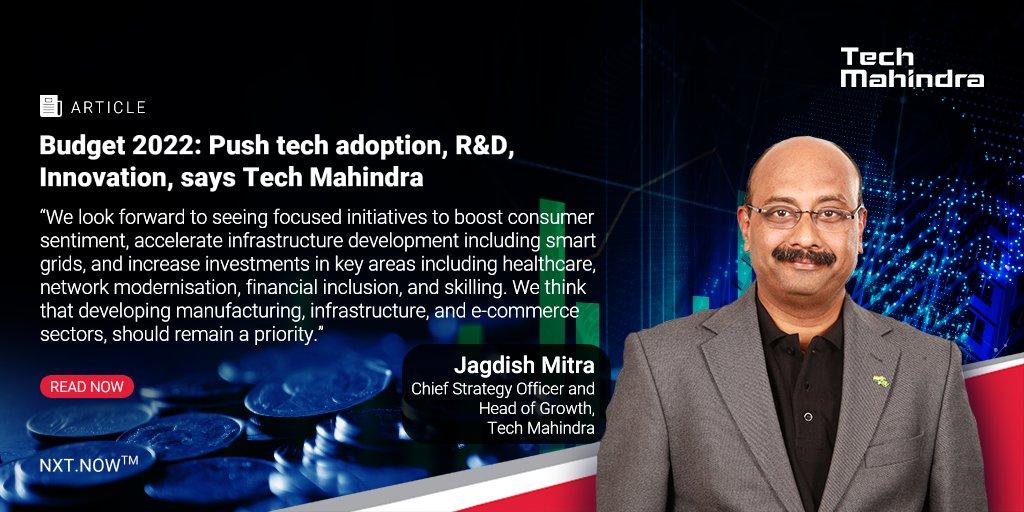 Budget 2022: Push tech adoption, R&D, innovation, says Tech Mahindra 