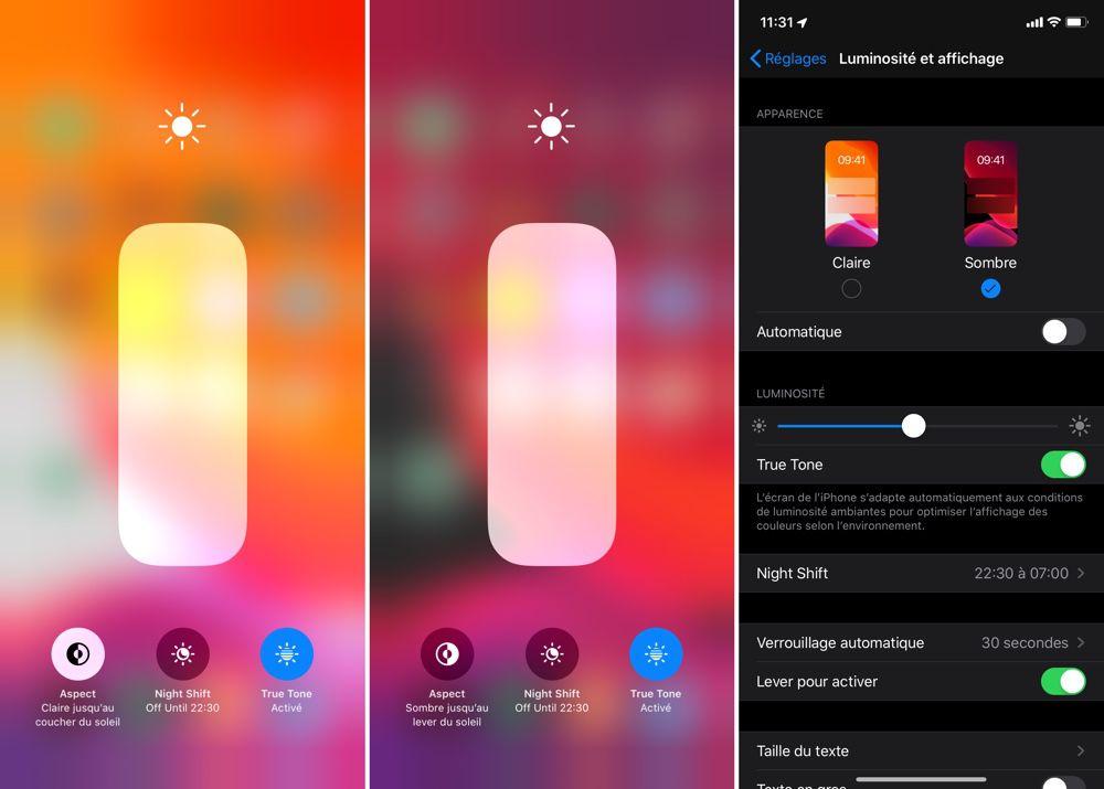 iOS 13 : visite de l'interface en mode sombre | iGeneration 