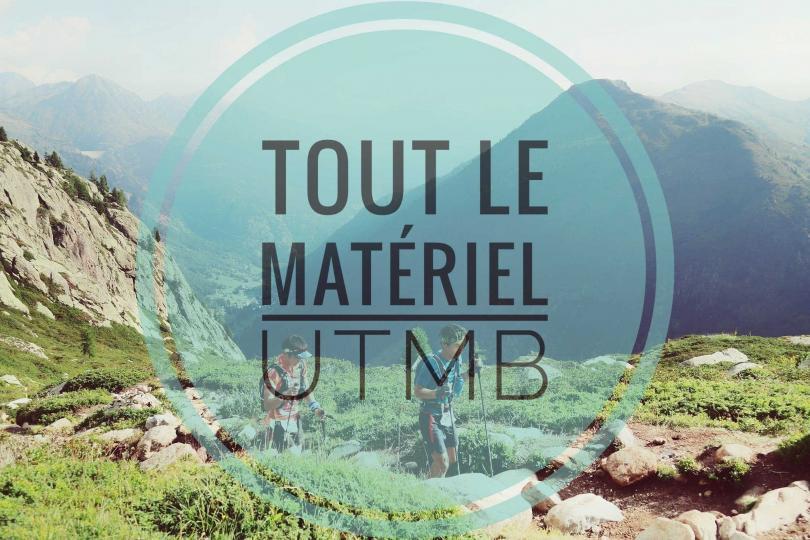 Which compulsory material to choose for the UTMB 