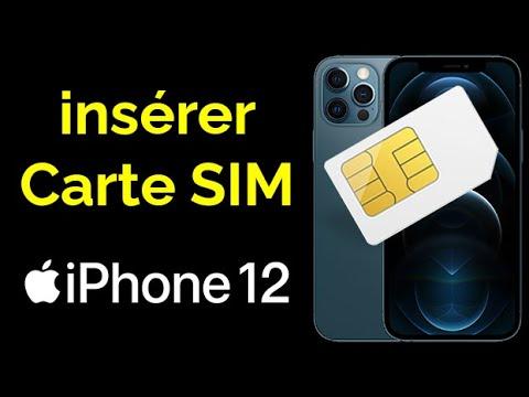 Comment insérer sa carte SIM dans l'iPhone 12/12 Pro [vidéo Apple] 