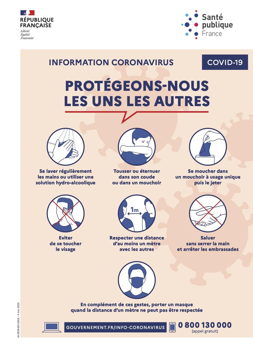 Info Coronavirus Covid-19 - Gestes barrières | Gouvernement.fr 