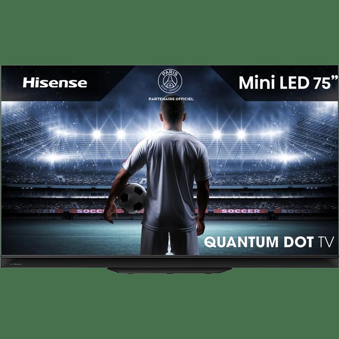 TV Mini LED QLED UHD 4K Hisense 75U9GQ, mise à jour spécifications et prix indicatif 