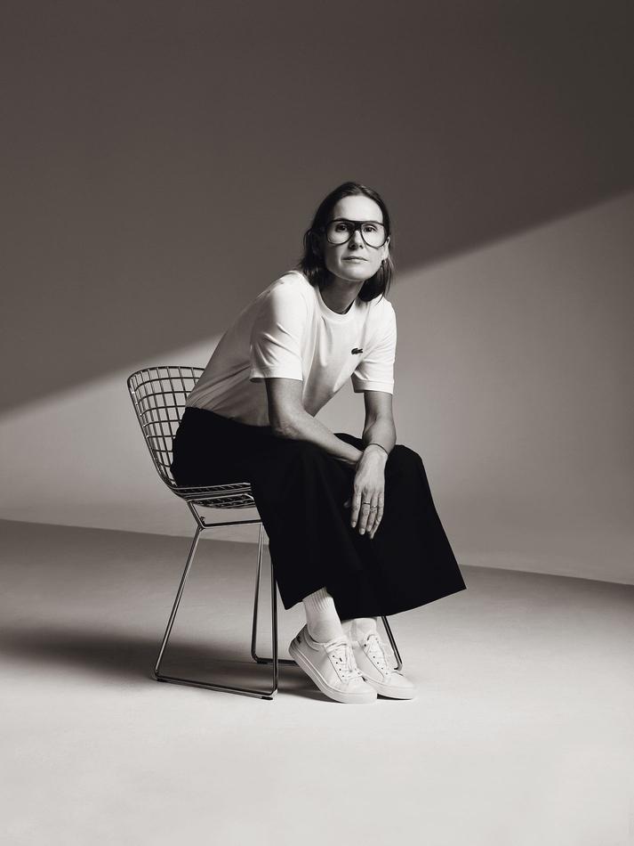Louise Trotter, artistic director of Lacoste: "I am rebellious. I like to move the eye, break the obvious lines"