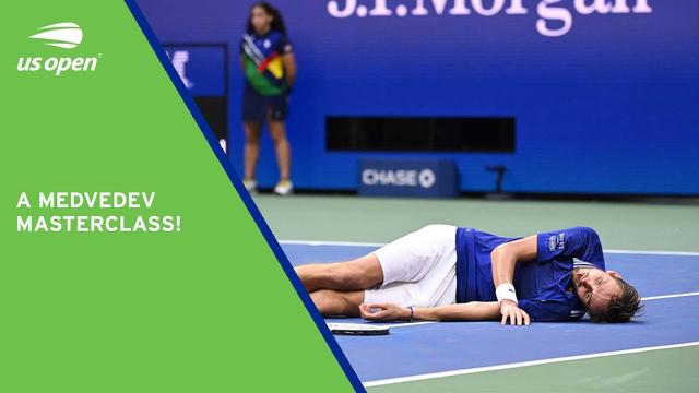 Medvedev and his amazing 'fish' celebration dead' after winning the US Open 