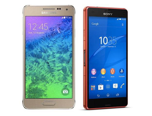 Samsung Galaxy Alpha vs Sony Xperia Z3 Compact : sous les 5 pouces, lequel choisir ?