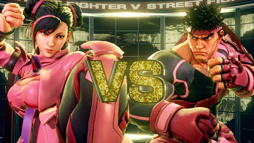 Street Fighter V propose deux costumes roses pour Ryu et Chun-Li pour soutenir le combat contre le cancer du sein 