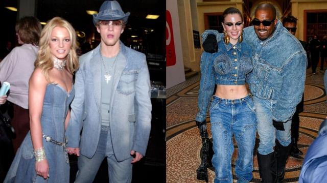 ¿El denim está de vuelta? Kanye West y Julia Fox lucen el icónico look de Britney y Justin Timberlake de 2001 