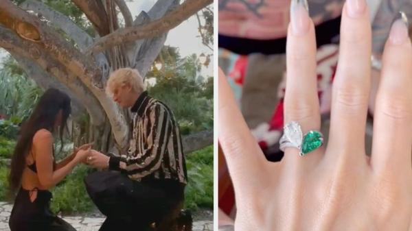 El anillo de compromiso de Megan Fox se diseñó para que no pudiera quitárselo sin hacerse daño