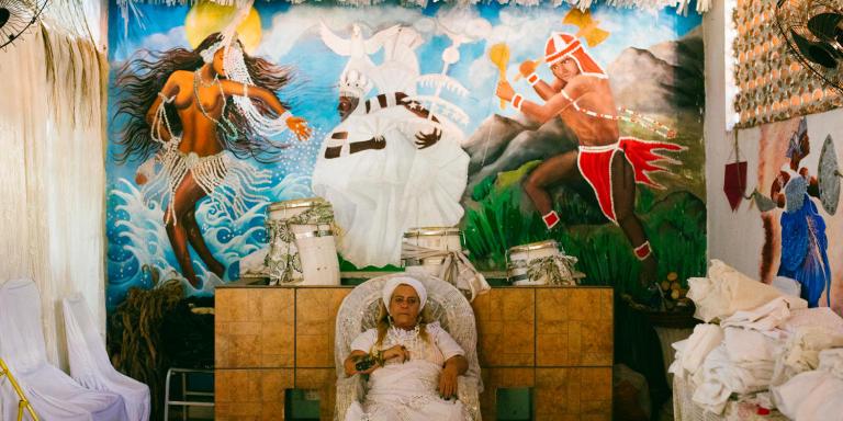 Followers of Candomblé, an Afro-Brazilian religion, persecuted by Pentecostals and drug traffickers in Brazil