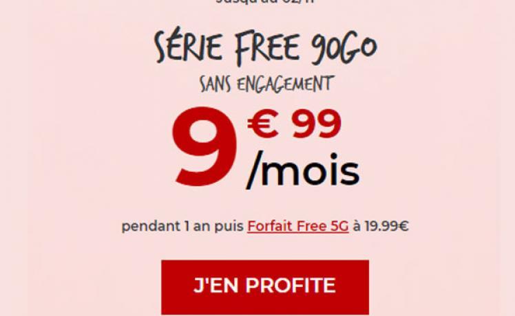 Attention dernière minute ! Le forfait Free Mobile en série limitée à moins de 10€ 