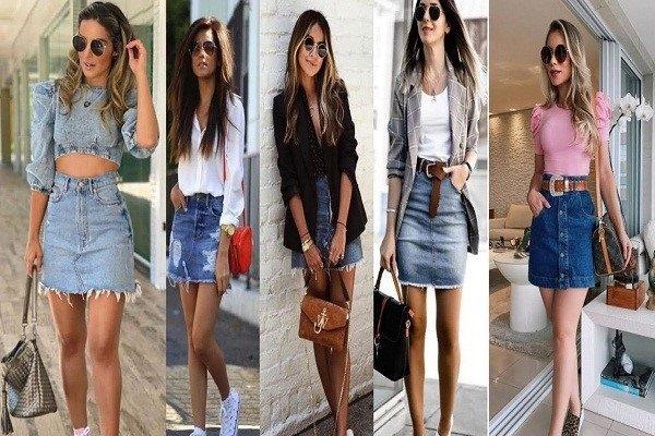 Keys to wearing jean miniskirts 
