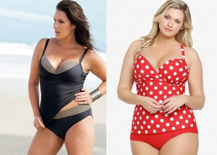 Tankini or bikini, which swimsuit when you're round?