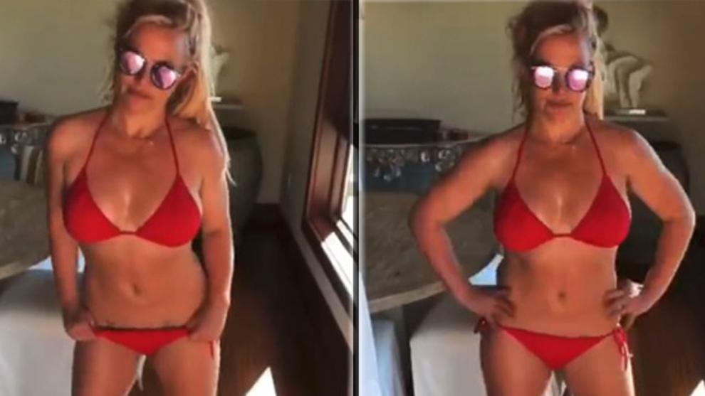 Britney Spears baila en bikini amarillo y bromea sobre ‘montar el infierno’ en medio de problemas familiares 