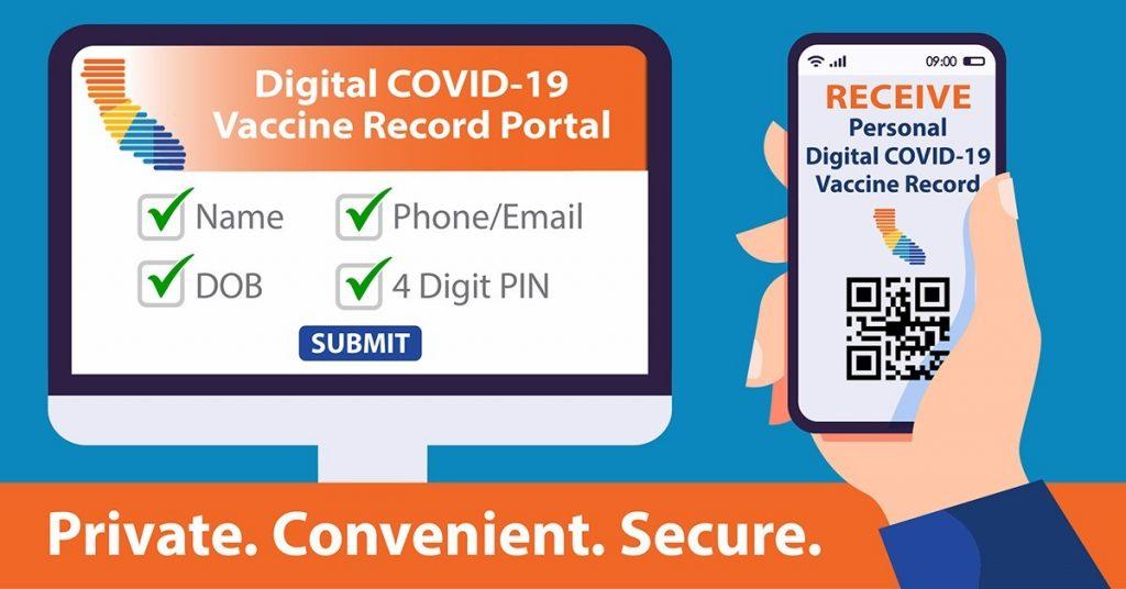 California presenta un sistema de registro digital de vacunación COVID-19 