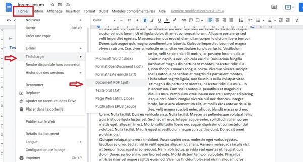 PhonAndroid Comment convertir un document Word en fichier PDF