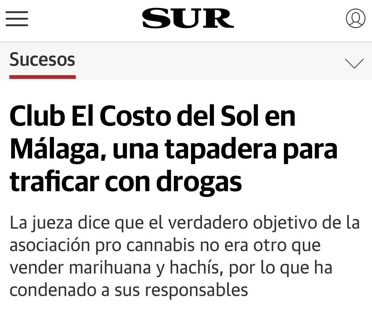 Club El Costo del Sol en Málaga, una tapadera para traficar con drogas