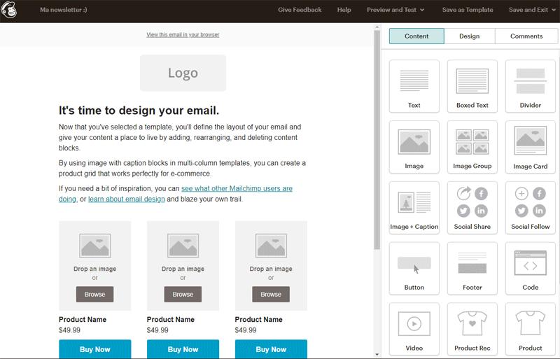 ▷ Créer une newsletter avec MailChimp en 4 étapes