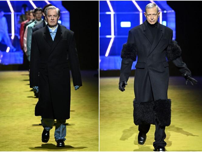 Kyle MacLachlan y Jeff Goldblum: Los protagonistas de Prada en Milan Fashion Week