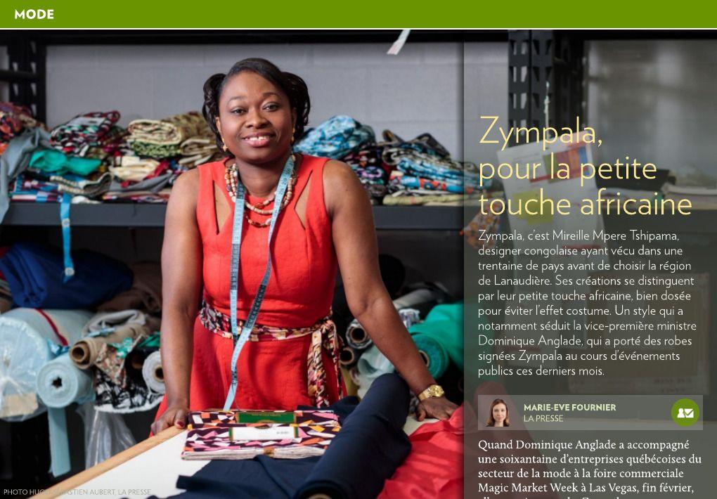 Zympala, pour la petite touche africaine 