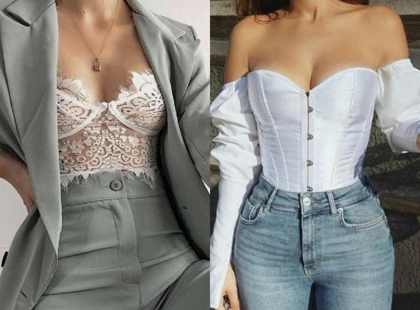 Trend alert: Corsé type blouses will be the perfect complement to your look