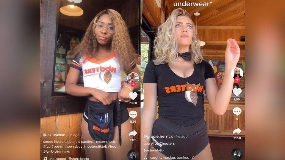 Comparan nuevo uniforme de hooters con ropa interior