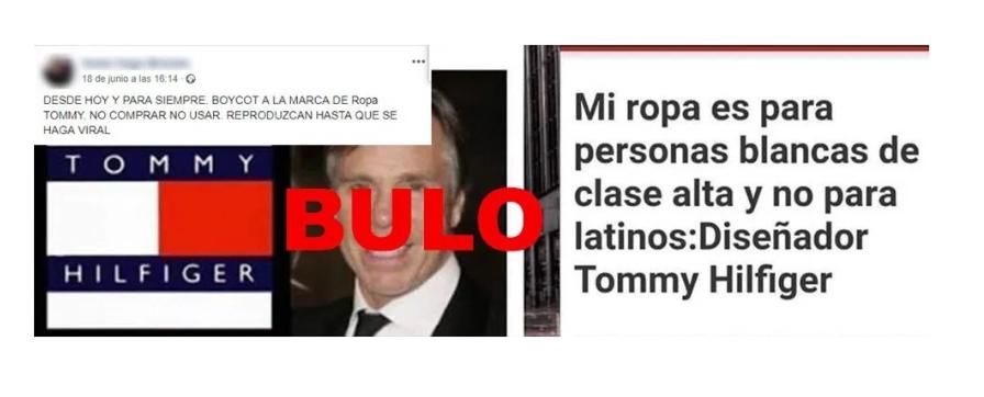 El diseñador Tommy Hilfiger no ha dicho que su ropa sea solo para “personas blancas de clase alta”