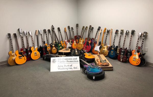 Intervienen 36 falsificaciones chinas de guitarras Gibson, Fender, Martin y PRS 