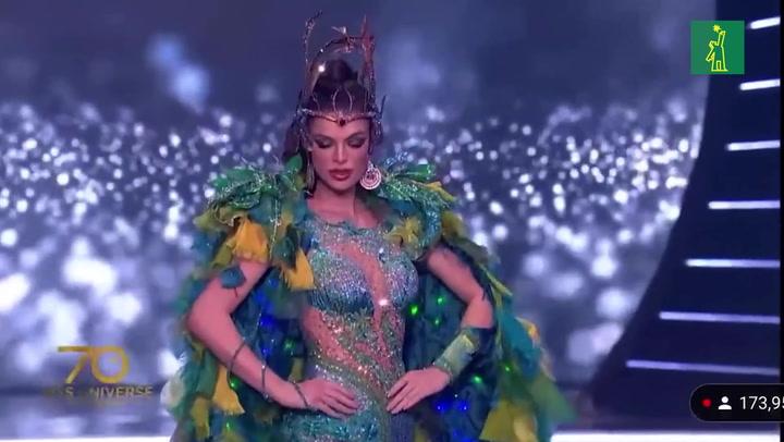 Miss Paraguay y el traje típico que se robó las miradas en la preliminar del Miss Universo 