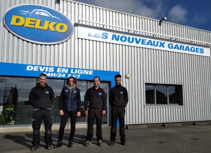 A couple of franchisees opens a new Delko garage in Mayenne