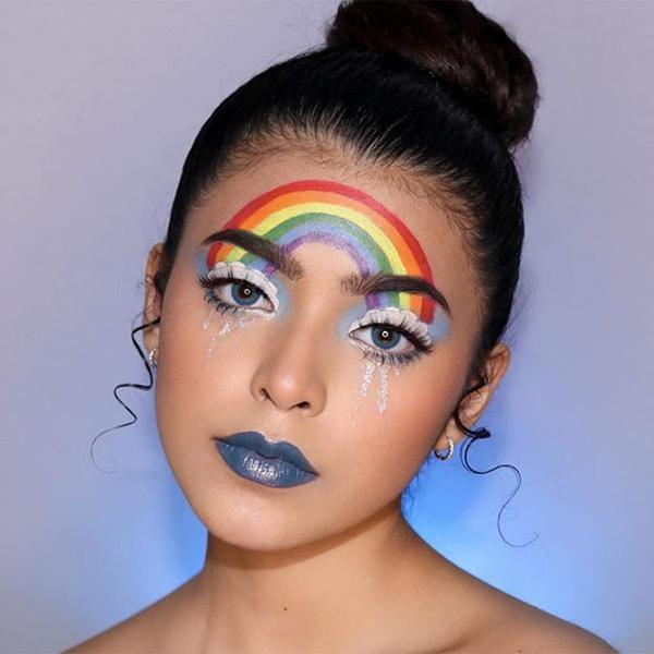 The most original rainbow makeup looks you can do for Pride