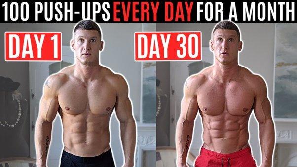 This Is What Happens When You Do 100 Pushups Every Day For A Month
