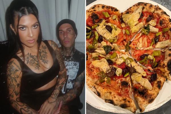 Kourtney Kardashian come avena y mantequilla de maní mientras los fanáticos se convencen de que está embarazada del bebé de Travis Barker