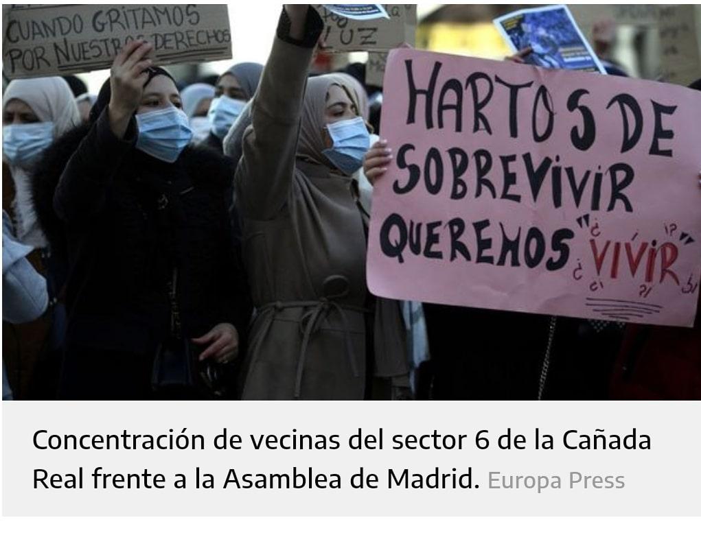 Las luchadoras de la Cañada Real 