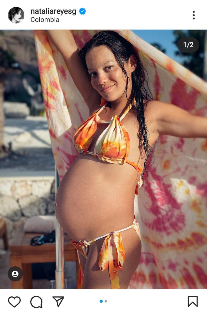 Natalia Reyes comparte enternecedoras fotografías de su embarazo
