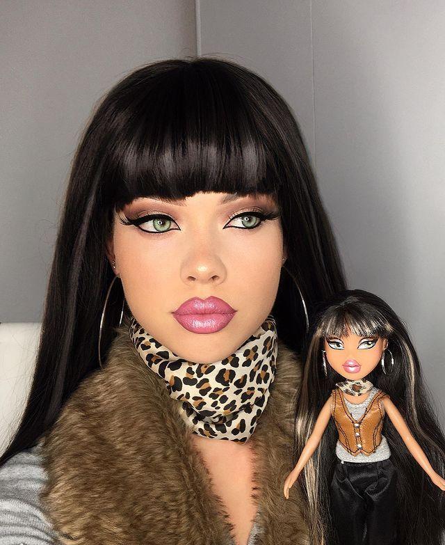 If you were a Bratz fan, you have to see this makeup Instagram account